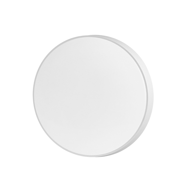 Pair of EvokLiving smart ceiling lights, modern LED fixtures with adjustable brightness and sleek design for home lighting.